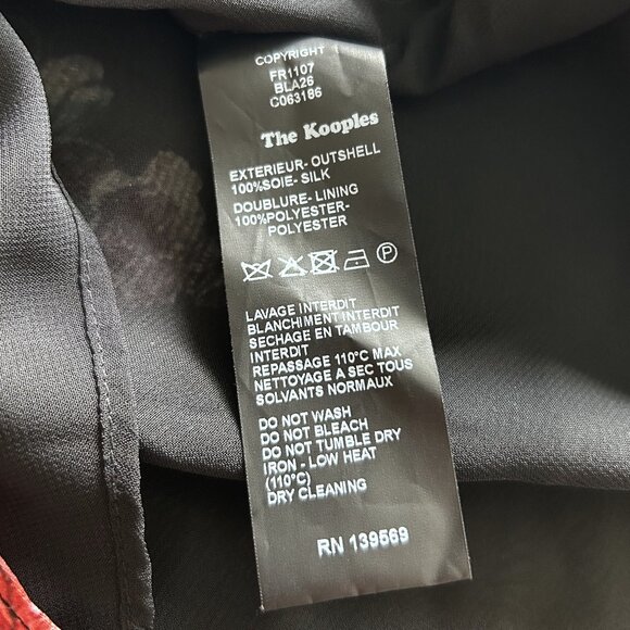 The Kooples Floral Tie Neck Dress ASO Anastasia Steele - Picture 12 of 13